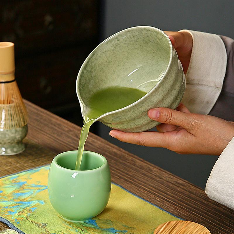 7pcs Japanese Matcha Making Set Bamboo Matcha Brush Exquisite Matcha Bowl Gift Box With Whisk Sumptuous Tea Tools Great Gifts