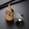 New Fashion 12mm Classic Metal Ring for Men 316L Stainless Steel Male Jewelry Thick Rock Finger Ring Personalized Accessories