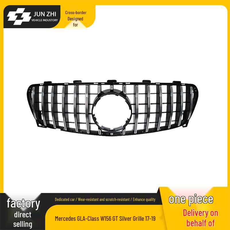 GT Silver Grille for 2017-2019 Mercedes-Benz GLA-Class W156