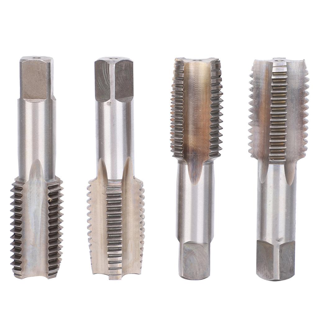 4pcs M30 Hand Screw Tap Alloy Tool Steel High Hardness Straight Flute Tapping Drilling Tools