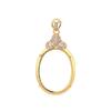 S925 Silver Women's Oval Round Pendant Setting for Inlay - Light Luxury Necklace Accessory