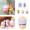 Fashionable Boba Cup Fruit Plush Doll Holiday Gift