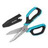 DURATECH Multi-purpose Scissors Multi-functional Sharp Cutting Edge Total Length 165mm OpeningRulerWire Cutter 4-in-1 Stainless Blade Protective Cover