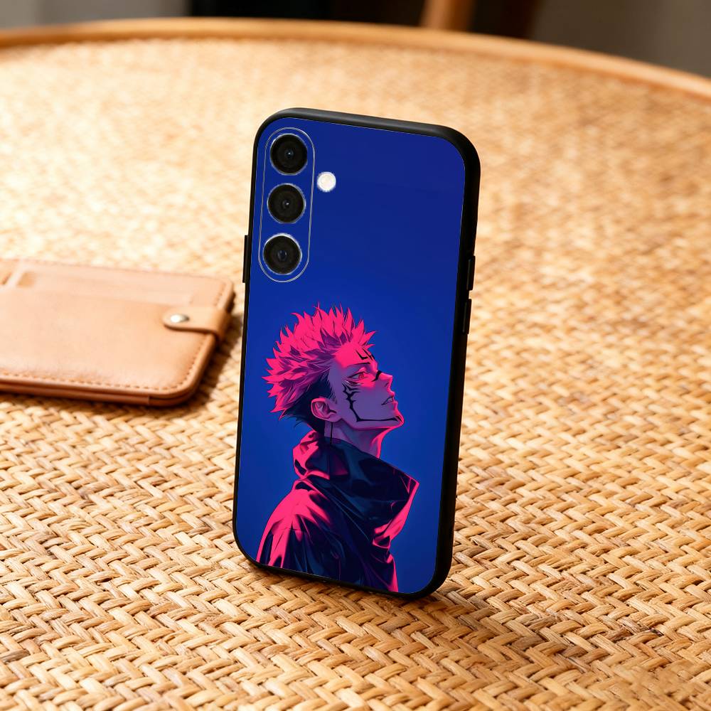 J-Jujutsu K-Kaisen Gojo Sukuna  Phone Case For Samsung  A73,72,71,53,52,51,22,91,80, Soft Black Cover
