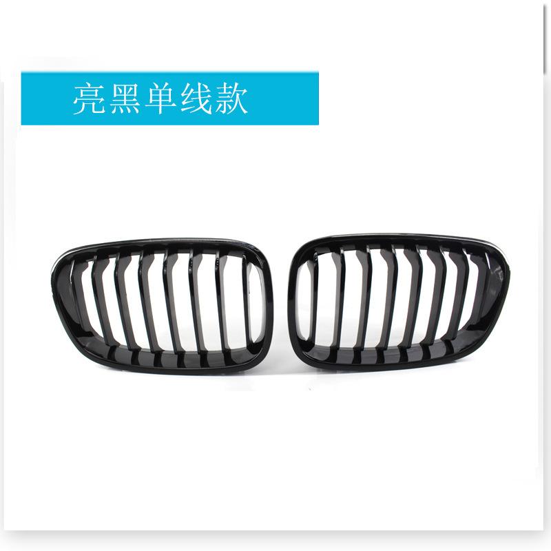 For BMW 1 Series F20 F21 116i 118i Grille Car Front Grill Kidney Grilles Gloss Black Racing Grill 2011-2014 Accessories