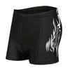 Men's Quick-Dry Square Leg Swim Trunks & Cap Set, Plus Size, Loose Fit, Anti-Embarrassment Polyester.
