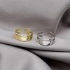 Cold Wind Double Layer Open Ring Female Hollow Irregular Line Ring Index Finger Ring