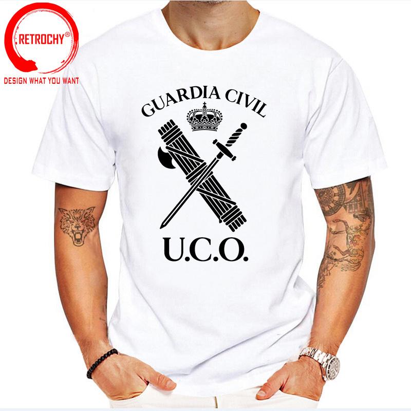 Uco Guardia Civil EspaA PolicA T Shirt Unisex Spain Guardia Civil TShirt Unisex Military Army Summer Streetwear Tops Tee Shirt