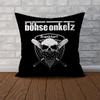 Band BBohse OOnkelz Kissenbezug Für Auto Sofa Dekorativ Zuhause Zweiseitiger Druck Plüsch Quadratisch Wurfkissen Kissenbezug