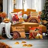 Thankful Festival Turkey Pillow Case Holiday Horror Atmosphere Short Plush Double-sided Printing Home Cushion Cover