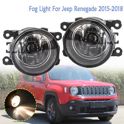 Paire Phares Antibrouillard Lampes de Conduite Pour Jeep Renegade 2015-2018 avec Ampoules H11 CH2592152