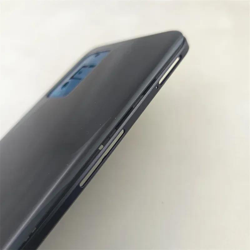For Oppo Realme 8 5G RMX3241 Phone Housing Middle Frame+Battery Cover Rear Housing Replace