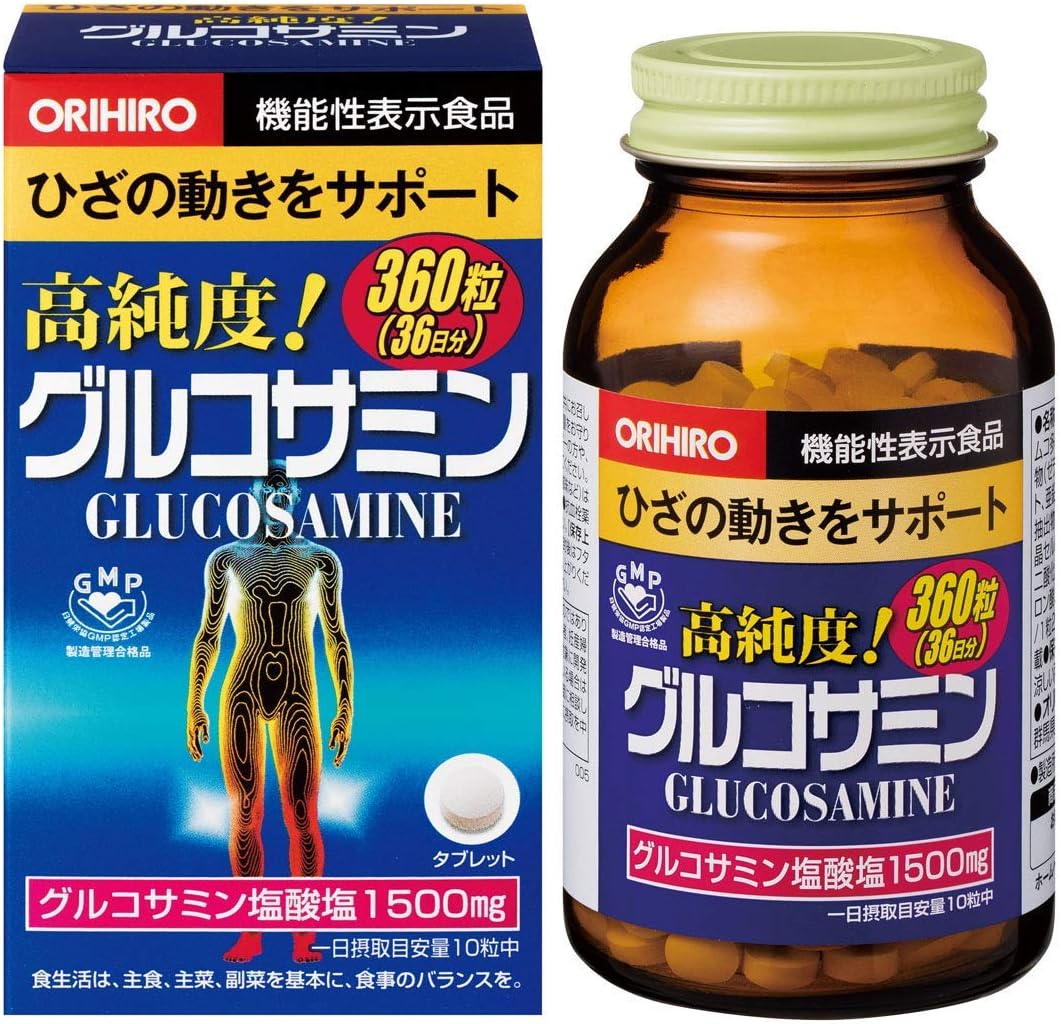 

Orihiro High Purity Glucosamine Tablets 360 Capsules s1950
