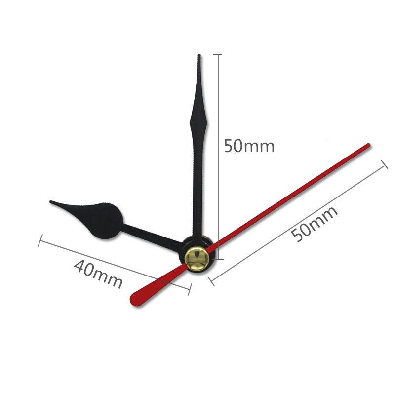 50Pcs Clock Movement Hands Accessories, Quartz Wall Clock Metal Needle Parts for Decor Painting Cross Stitch Clock