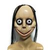 Neue Halloween-Horror-Maske MO MO mit langen Haaren, lustige Maske, V-förmige Mundmaske mit Haaren, weibliche Geistermaske, Rollenspiel MO Maske Masken