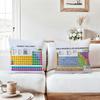 Periodic Table of the Elements Pillow Case Office Cushions Suitable For Sofa Car Bedroom Decorative Cushion Cover