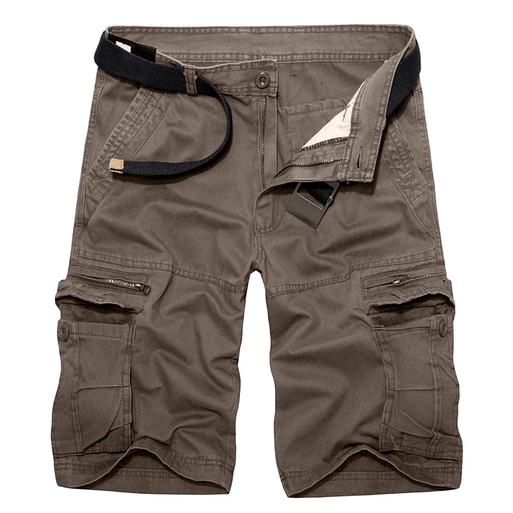 Men's Work Shorts, Men's Multi-slit Pocket Pants, Men's Work Pants Without A Belt