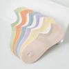5 Pairs Women Cotton Socks Cute Short Socks For Girls Y2k Candy colors Funny Socks Summmer White Socks Harajuku