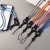 Durable Multi-functional Woven Mobile Phone Lanyard with Detachable Finger Ring and Badge Holder