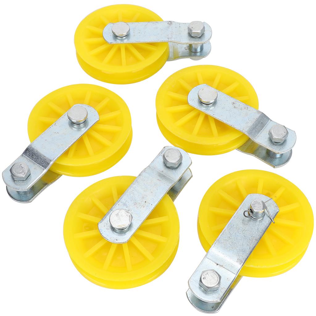 5PCS Large Metal Automatic Waterline Fixed Pulley for Livestock Farm Chicken House