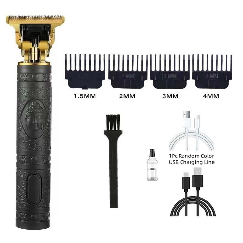 4 Limiting Combs Men's Hair Trimmer Hair Cutting Machine Head Electric Pusher  Home