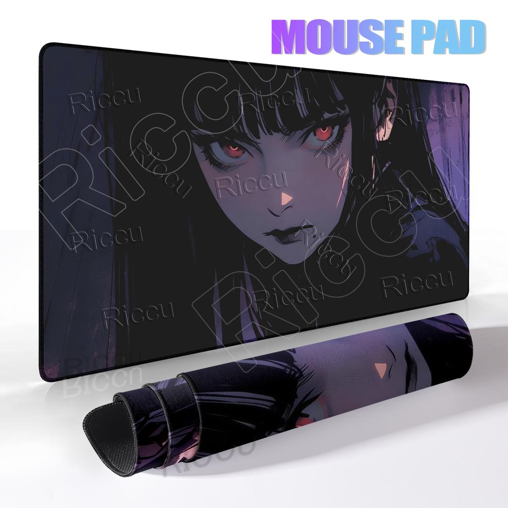 Mousepads Anime Girl Style Aesthetics Mouse Pad Cool Girl PC Offices Tablepads Large Gaming Keyboard Non-slip Desk Table Mats