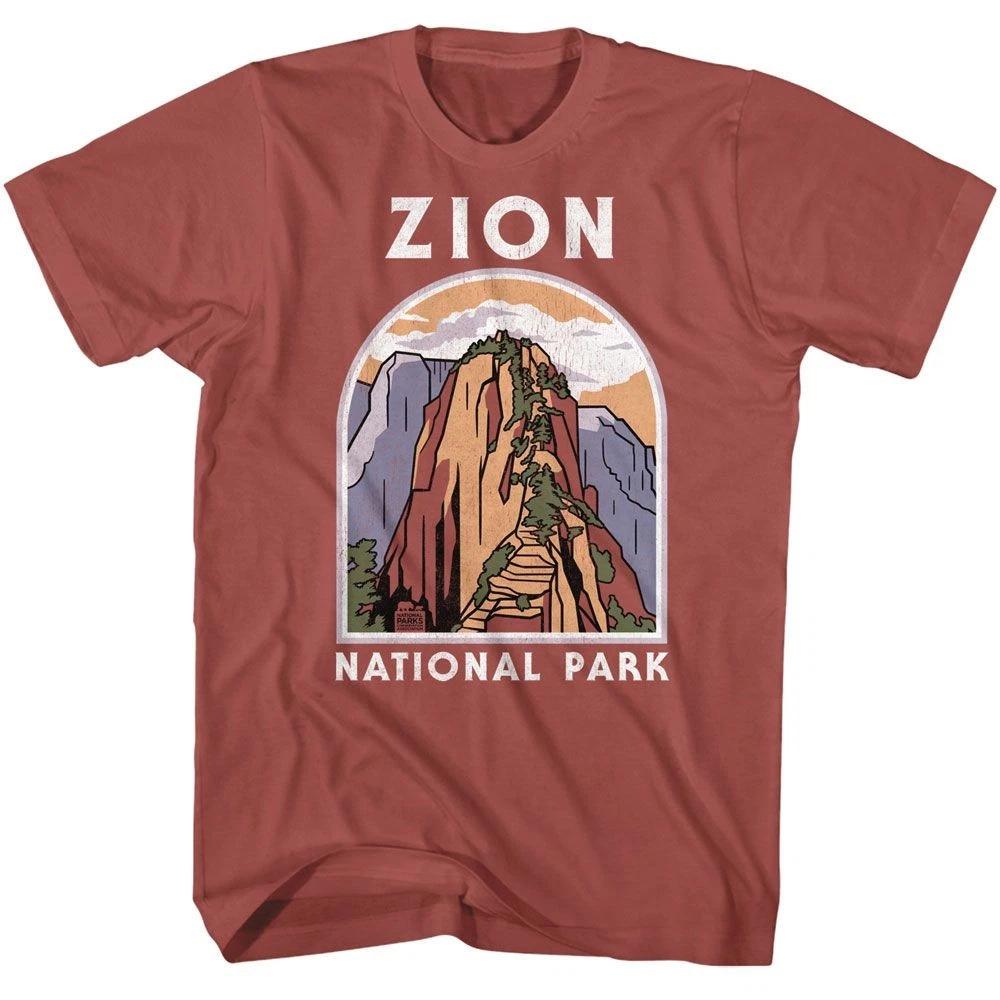 National Parks Zion Angels Landing Terracotta Brands Children s T-shirt 140