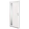 VidaXL Porte d'entrée Blanc 98x208 cm PVC 3157098