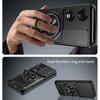 Armor Phone Case For Honor 90 Smart 90 Lite Cover Lens Protection Magnetcic Ring Stand Holder Back Shell Fundas