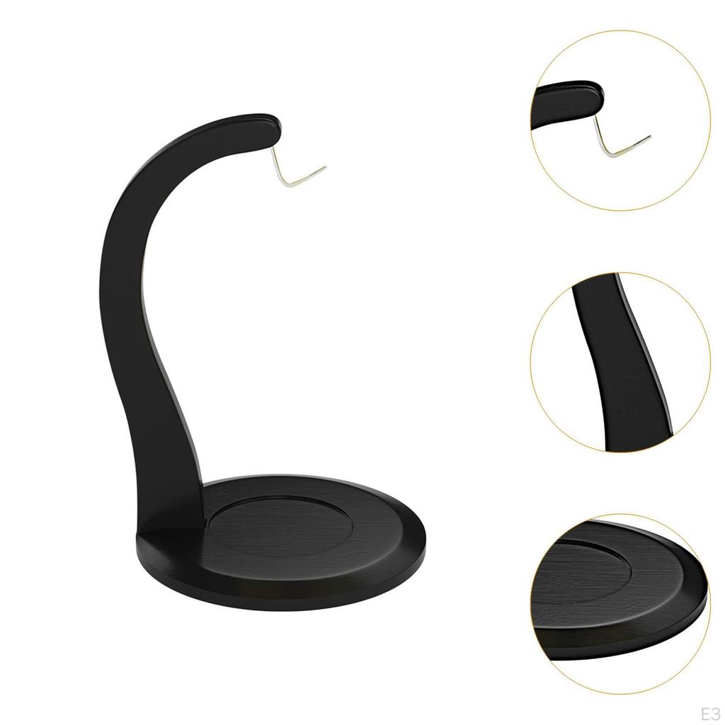 Banana Holder Stand Multifunction Portable Hook for Home Wood Color