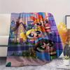 Powerpuff Girls Cartoon Printing Flannel Blanket Bedroom Sofa Camping Warm Blanket Gifts for Family and friends-MJ002