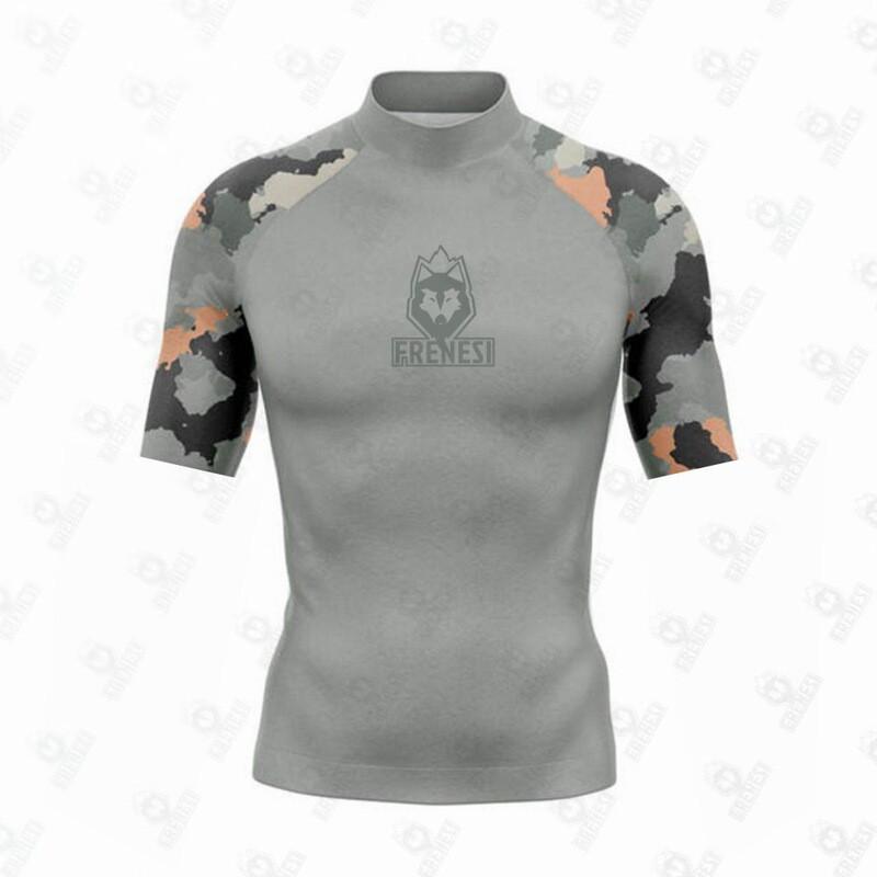 Rash Guard a Maniche Corte da Uomo con Protezione UV Costumi da Bagno Sport Acquatici Surf Subacquea Asciugatura Rapida Vestibilità a Compressione