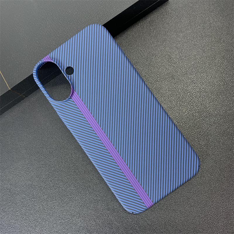 Double Color Carbon Fibre Silicone Phone Case for iphone 16 Pro Max Plus Ultra Thin Shockproof Bumper Cover Luxury