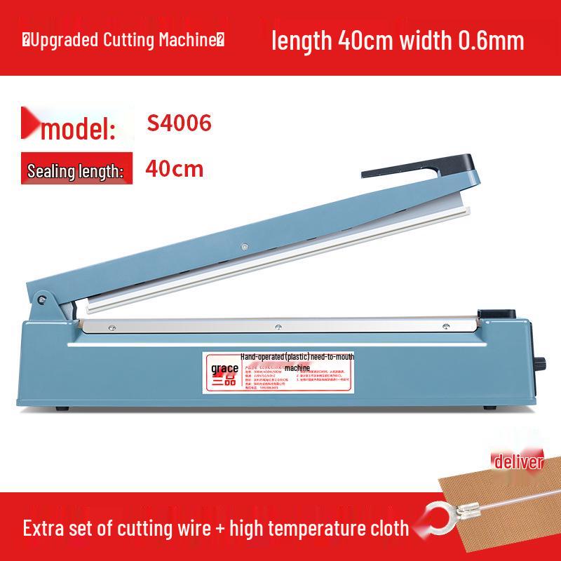 Compact Manual Heat Sealer for Mooncake, Tea, Kraft Paper, and Flat Plastic Bags