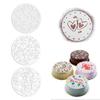 Tool Lace Flower Edge Spray Molds Cake Decorating Tool Cake Stencil Set Bakeware Template