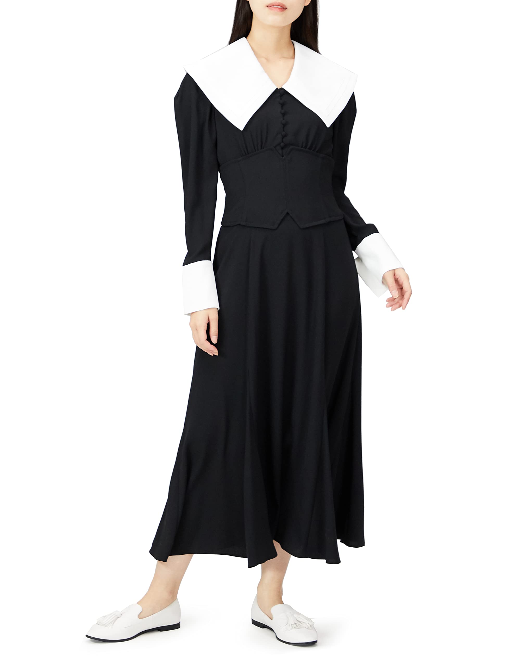 

Big Color Corset Dress SWFO225037 BLK 0 [SNIDEL] Women s чёрный