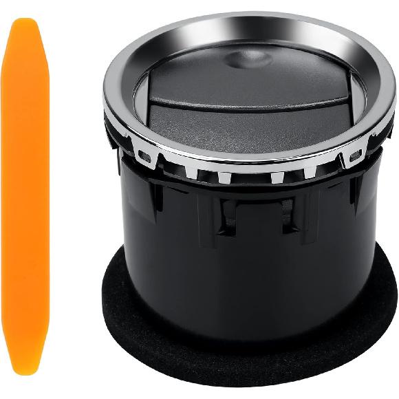 2Pcs Dashboard AC Heater Air Vent/HVAC Vent Duct, Black Compatible with 2004-200