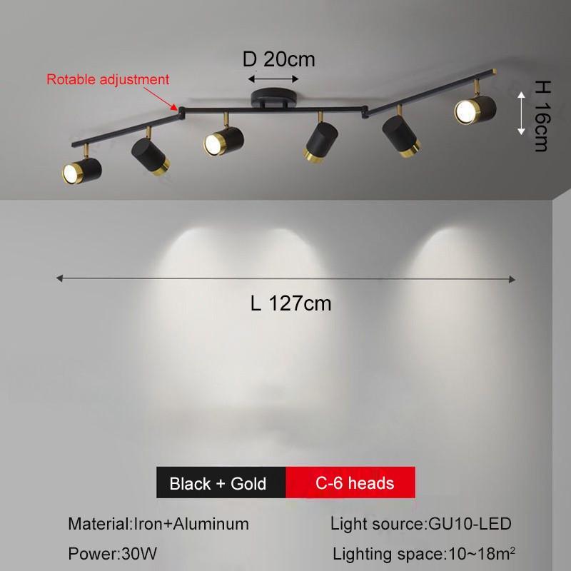 Home Living Room Decoration LED Background Lamp Simple Shop Restaurant Lighting LED Spotlight Modern Ceiling Spot Light