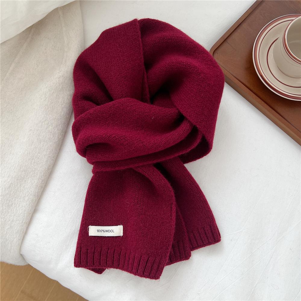 Nový jednobarevný šátek pro ženy na jaře a na podzim Všestranná stuha Pásek na zápěstí Čelenka Módní dekorace Studentská ochrana krku Malý šátek