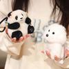 Penguin Panda Dog Pendant Animal Plush Doll Keychain Toy Backpack Decoration