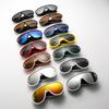 New Fashion One-Piece Large Frame Sunglasses Cyberpunk Style for Women Men Outdoor Travel UV Protection