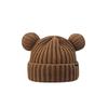 Cat Ears Knitted Hat for Women, Warm In Autumn and Winter, Thickened Ear Protection for Winter, Showing Face, Small Student Wool Hat Ins Wind