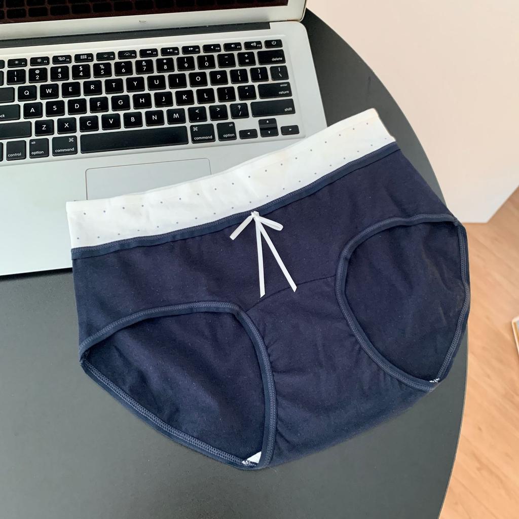 Plus Size Women's Spring and Autumn Pure Cotton 10A Antibacterial Extended Crotch Underwear