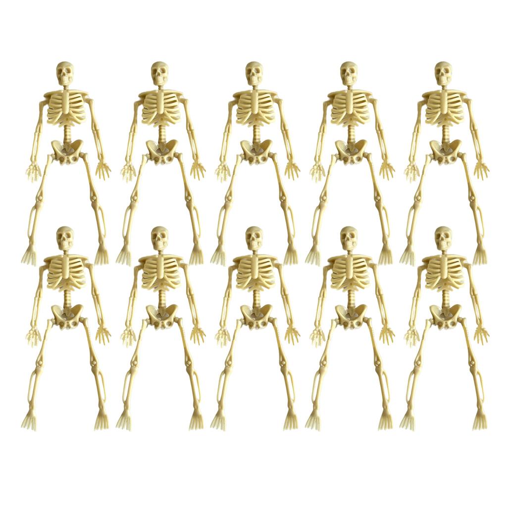Unique Halloween Skeleton Figurine Set Halloween Skeleton Sculpture Ornament For Haunted House And Party Decoration