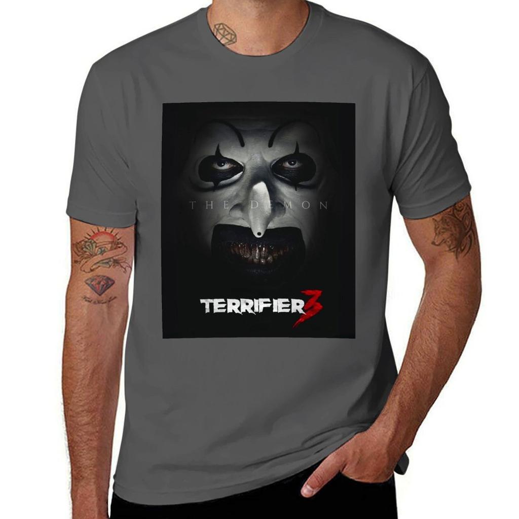 Terrifier Movie Tshirt Fashion Casual Short Sleeve Top