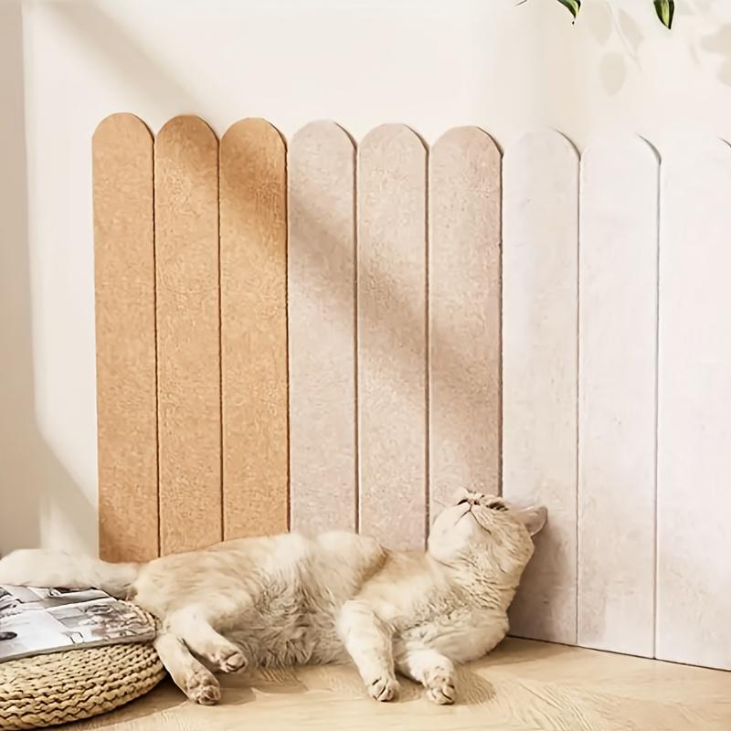 1PC Heavy Duty Strong Paste Cat Scratch Post | No Residue Traces | Strong Non-Slip Door Wall Protective Pad | Durable Felt Essential for Domestic Cats