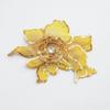 Mode Bestickter Pailletten-Aufnäher Netz-Applikation DIY 3D-Blumen-Aufnäher Stoff Spitzenbesatz Strassstein-Aufnäher Kleidung Dekoration