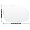 Wing Mirror Glass Compatible with A3 A4 S4 A5 S5