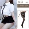 Sex Underwear Sexy Perspective College White Shirt Bow British Pleated Skirt Free