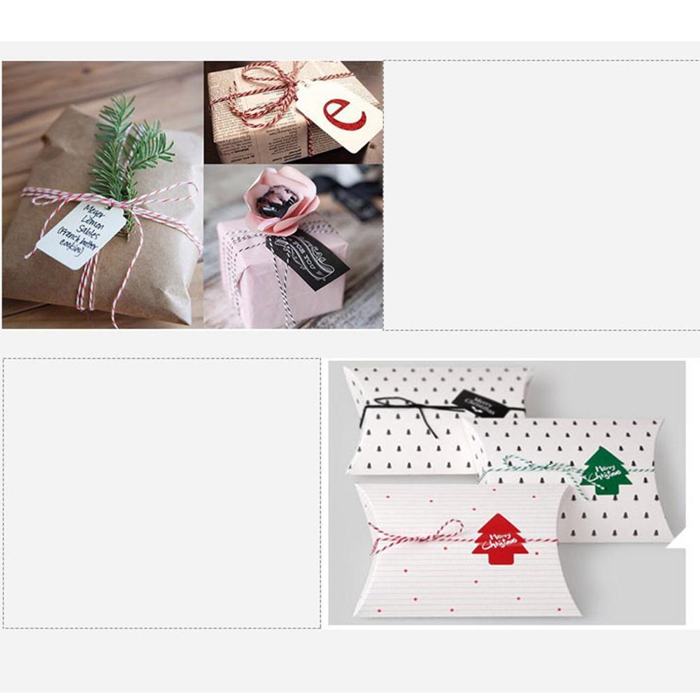 4 PCS Colourful Cotton Twine Bakers Twine Rope Cotton String For Artworks DIY Crafts Packaging Decor черный белый